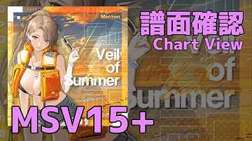 【Paradigm: Reboot】Veil of Summer (MASSIVE 15+) Chart View(譜面確認)