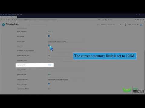 How to increase or decrease PHP Memory Limit via CloudLinux Selector in DirectAdmin   TPC Hosting