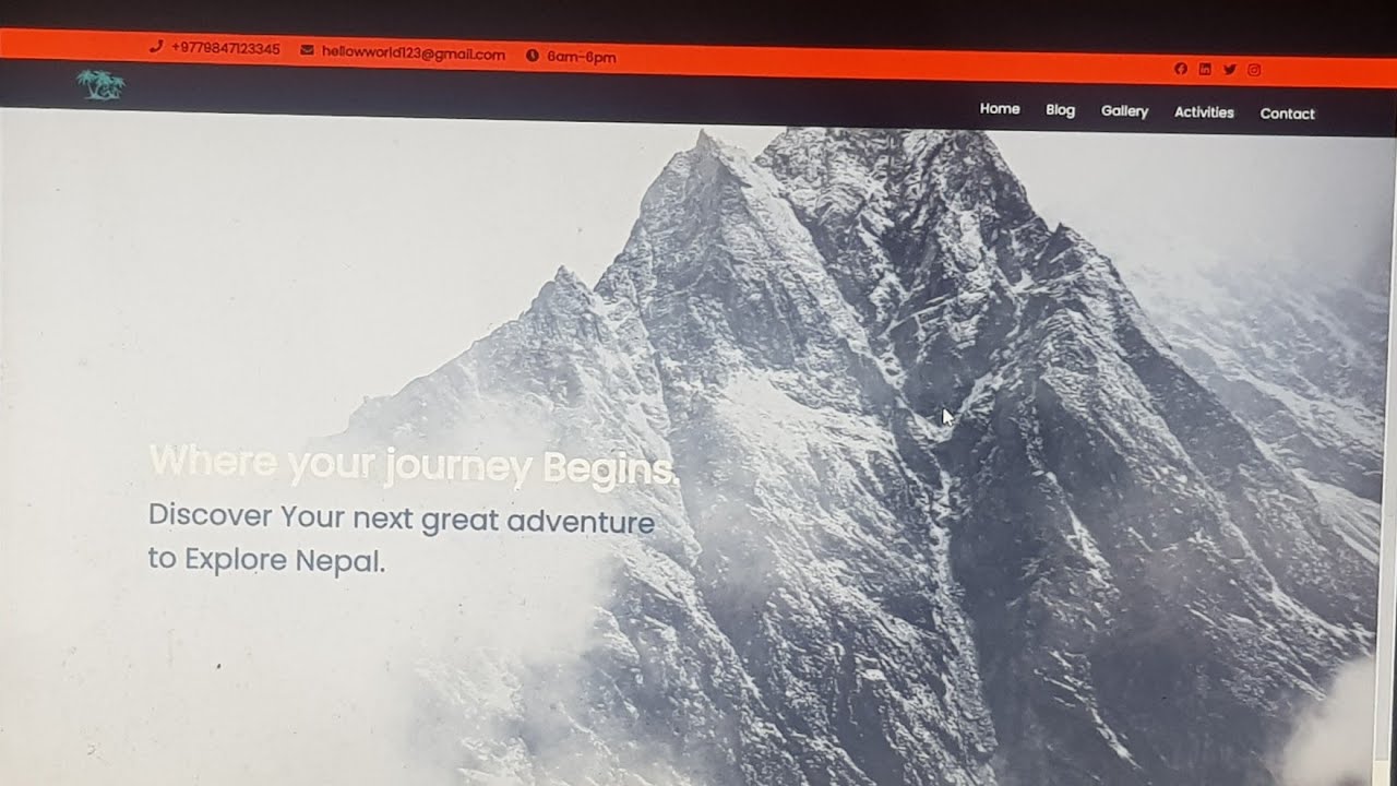 SLIDESHOW Background Travel Website Using HTML CSS JAVASCRIPT STEP BY ...