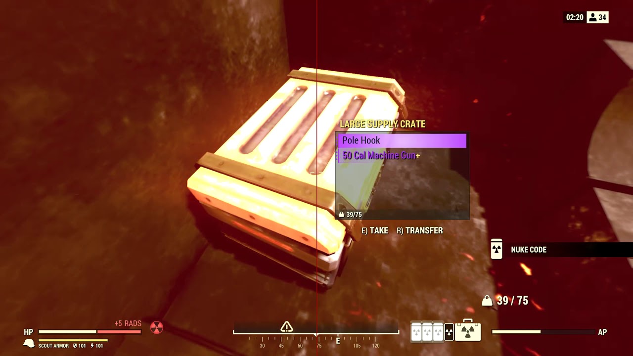 Fallout 76, Nuclear Winter, Briefcase run Updated route