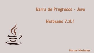 ProgressBar Barra de Progresso em Java Netbeans