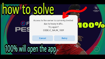Acess to the server is currently limited | problem how to solve | pes 2021 connection problem solve