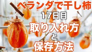 干し柿③取入れ方と保存法 （最終回)