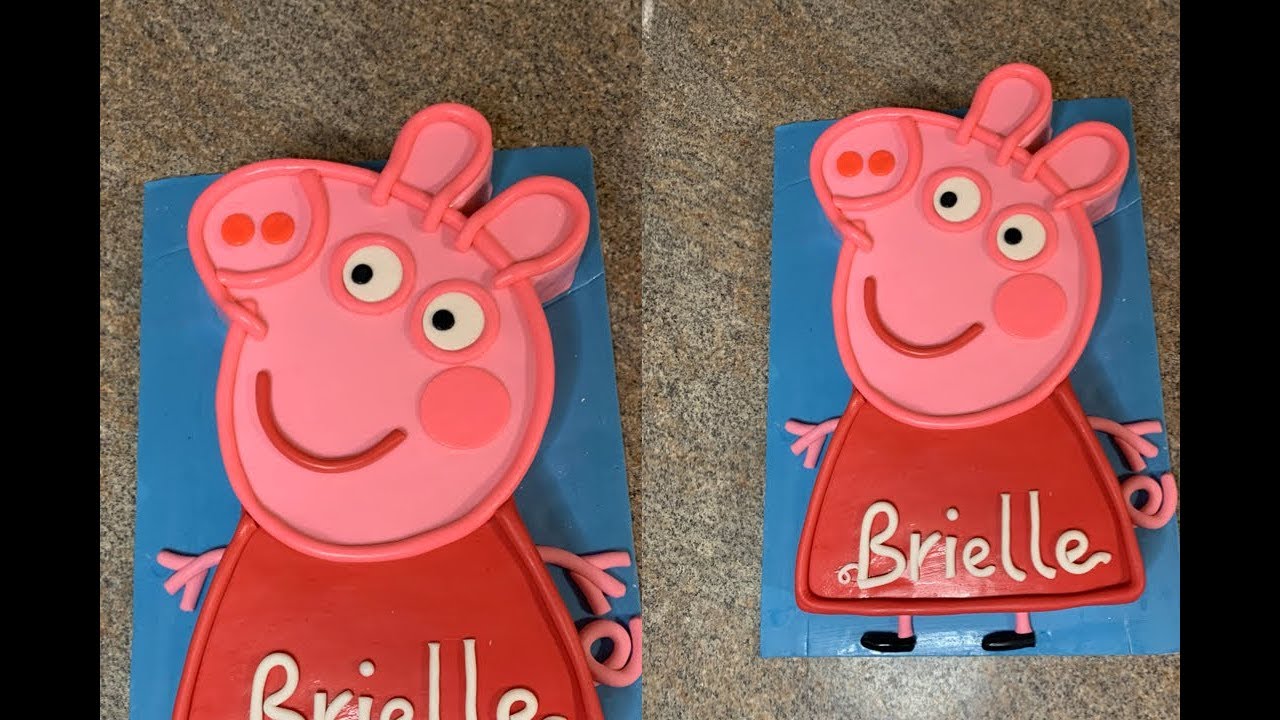 Peppa Pig Cake tutorial | Demonstration | (tagalog)