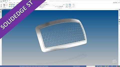 Hexagon Grill - SolidEdge ST 10 Training - Part Design
