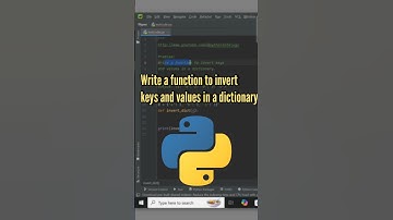 Write a python code reverse keys and values in the dictionary| @pythonintelugu