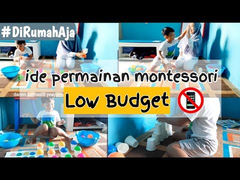 IDE PERMAINAN SAMBIL BELAJAR LOW BUDGET | MONTESSORI PLAY AT HOME