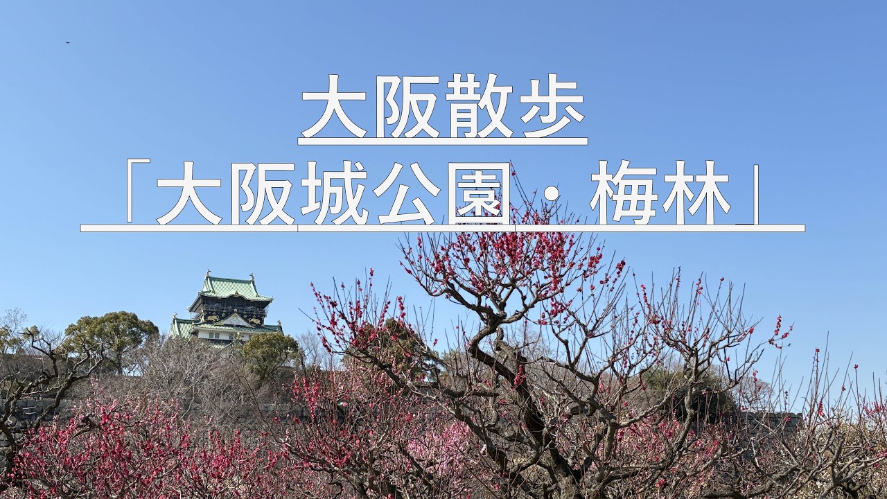 大阪散歩「大阪城公園・梅林」