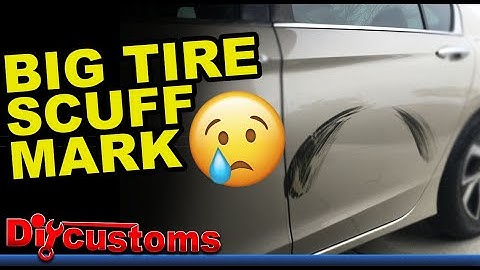 Removing Tire Scuff Mark on Door