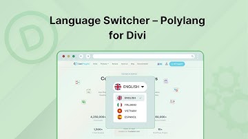Language Switcher for polylang & Divi