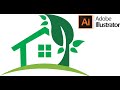 Easy home vector design in Adobe illustrator