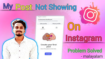 Instagram Post Not Showing Problem Malayalam | Instagram Post Not Showing On My Profile Problem