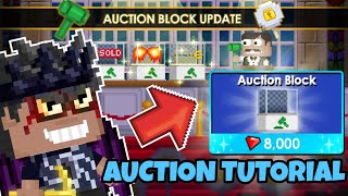 NEW AUCTION UPDATE 💸 | FULL TUTORIAL! | Growtopia 