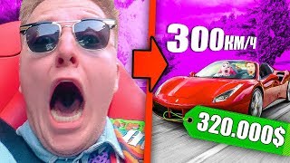 МОЯ РЕАКЦИЯ НА FERRARI ЗА 300.000$ С ВЛАДОМ А4