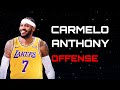 How Carmelo Anthony Impacts the Lakers on Offense