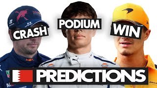 My 2024 Formula 1 Bahrain Predictions