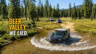 We Shouldn't Have Tried Deer Valley Trail in Heavy Overland Rigs