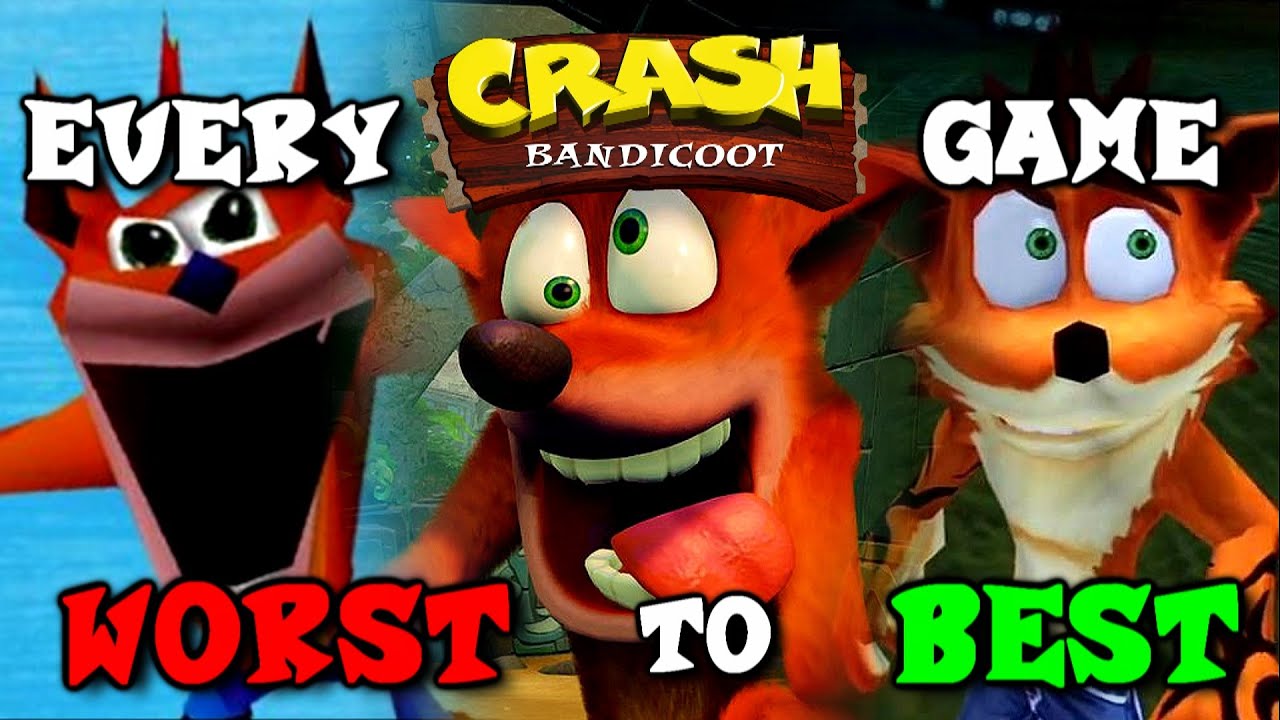 Crash Bandicoot PlayStation Evolution PS1 - PS5 (1996-2020) 