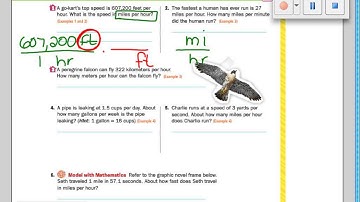 1-3 converting unit rates & dimensional analysis