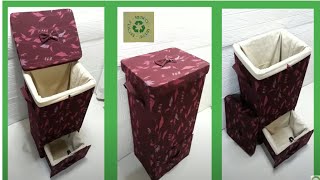 SPACE SAVING DIY LAUNDRY BASKET FROM FRUIT CRATES BASKET/ Khim diy by khim diy 13,930 views 3 years ago 7 minutes, 36 seconds