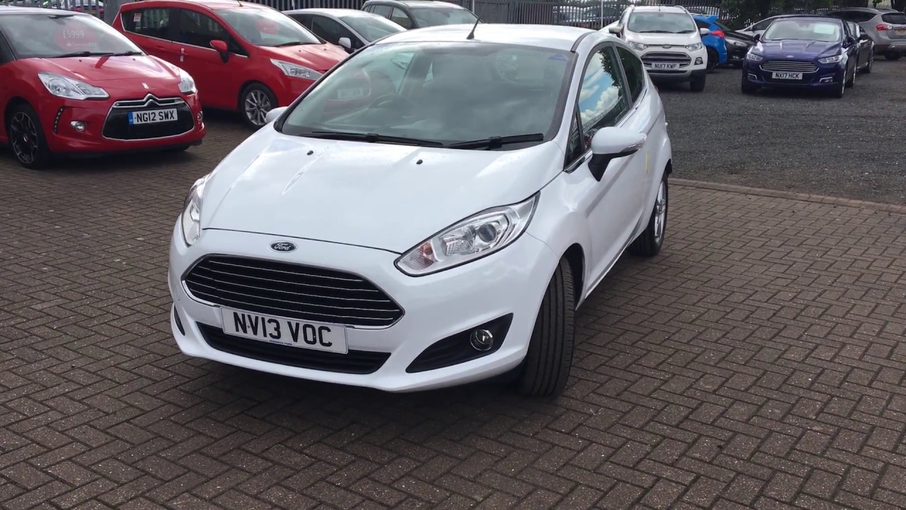 Used Ford Fiesta 1.25 82 Zetec 3dr White 2013 YouTube