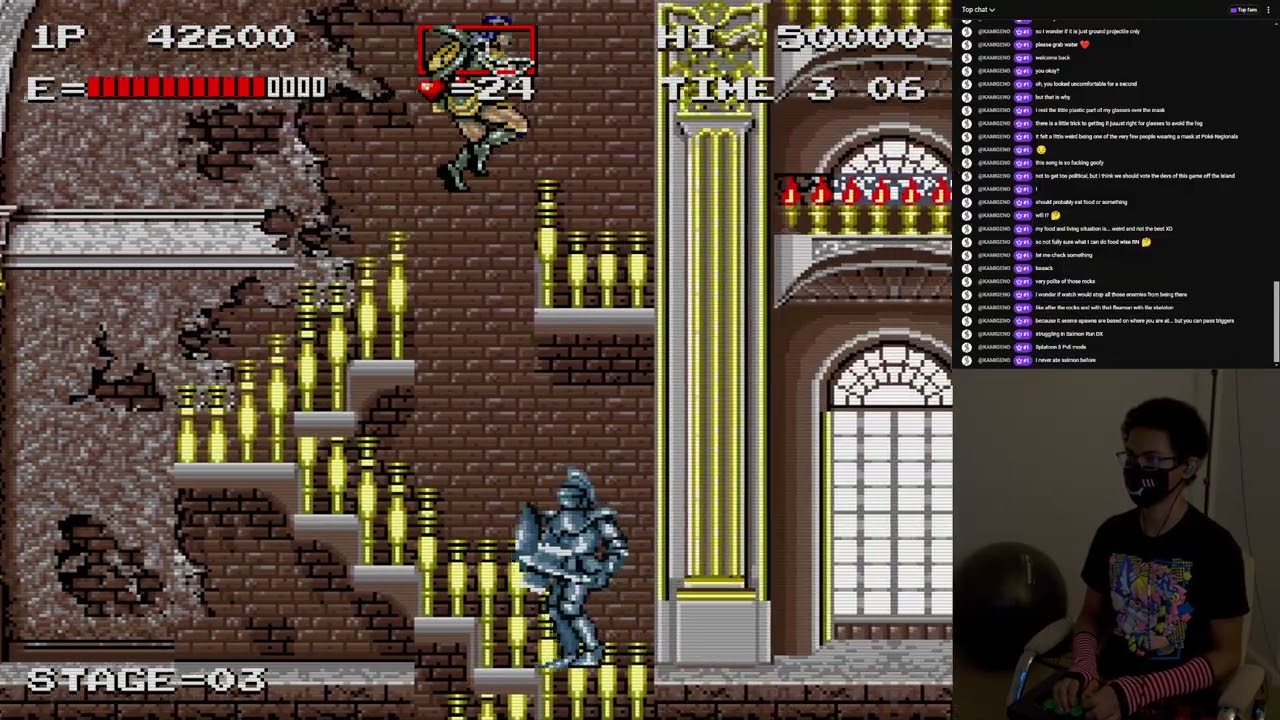 Haunted Castle/悪魔城ドラキュラ Version M (Konami 1987) Arcade 1CC