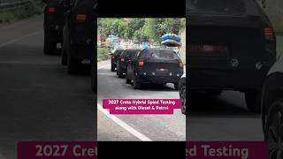 2027 Hyundai Creta Facelift Hybrid Spied Testing along with Diesel & Petrol Credit @cosmicket