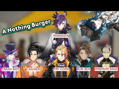 I'll take a burger with nothing | Holostars EN Running a Fast Food Restaurant is CHAOS
