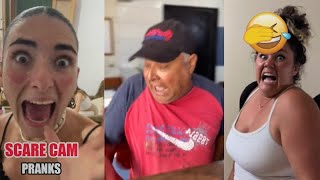 🤣😈 BEST SCARE CAM Priceless Reactions 2024 #09 | Funny Videos TikTok🤣🤣 | Scare Cam Pranks