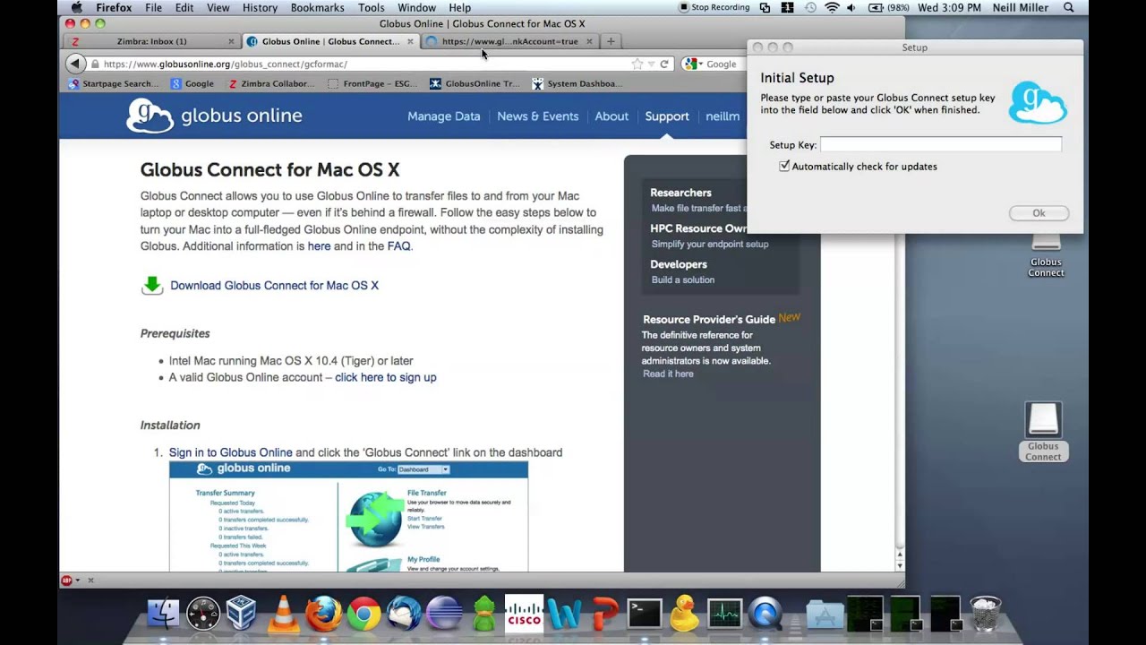 Globus Connect Setup for Globus Online Usage - YouTube