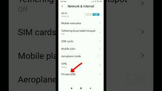 private DNS not available / all phone screenshot 2