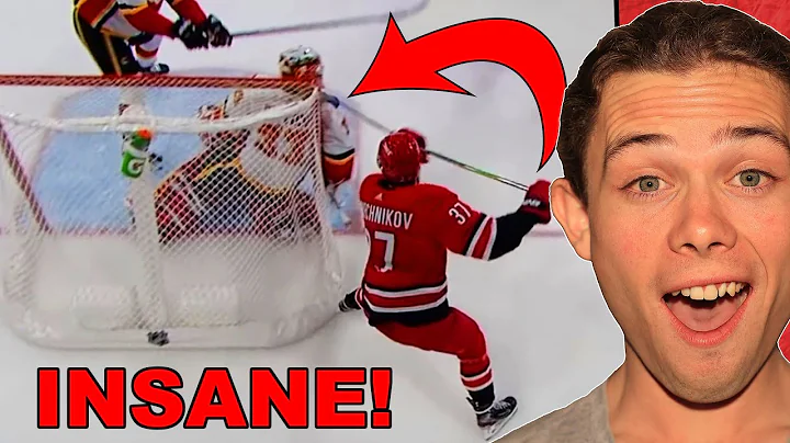 Australian Reacts To Insane Ice Hockey Trick Shots!