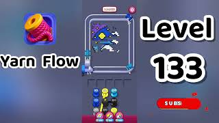 Yarn Flow Level 133 Walkthrough 🧶🧩 | Relaxing Rope Puzzle Game | Go Answer