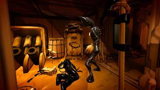 Bendy vs Projectionist Fight outside the station screenshot 2