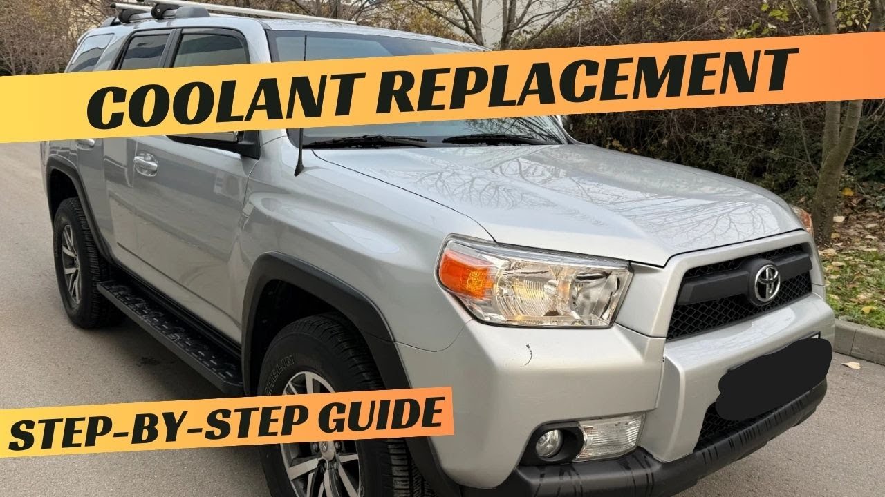 Замена охлаждающей жидкости / Прокачка системы охлаждения Toyota 4Runner N280