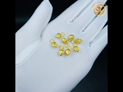 Charm nụ sen treo VÀNG 24K hàng dày dặn 3 – 5 phân
