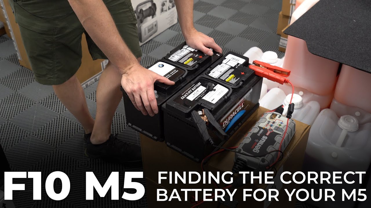 BMW F10 M5 Battery Replacement - Make Sure You Get The Correct Battery