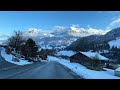 Driving in Switzerland : ❄️WINTER Roads ❄️