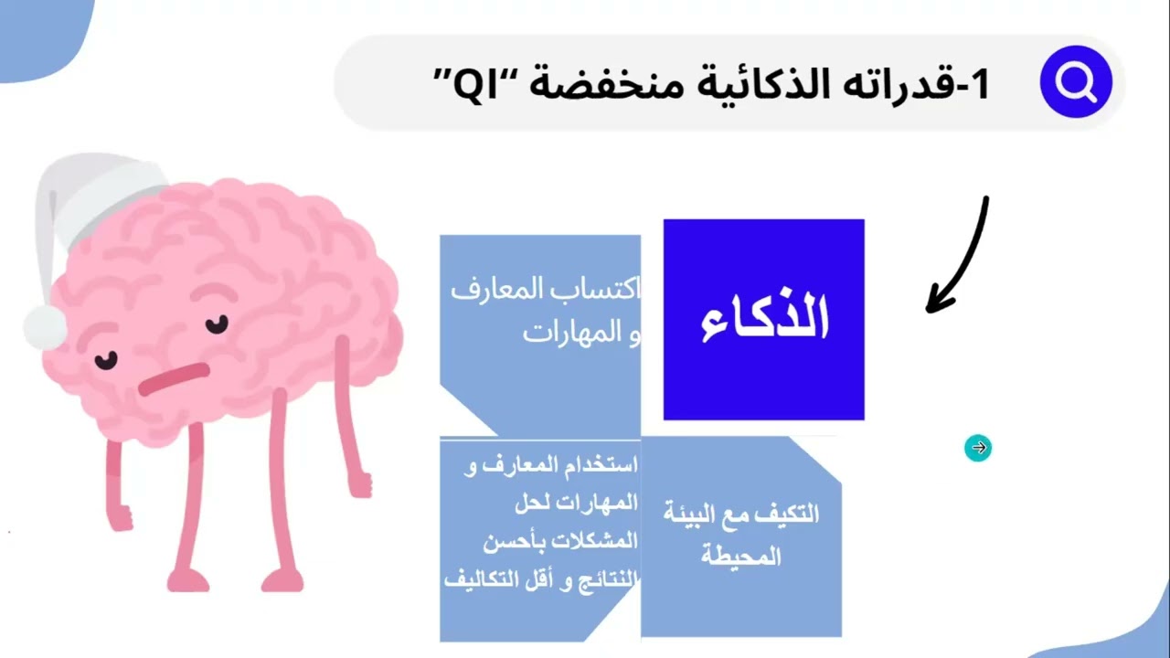 ورشة التمدرس: نقص القدرات الذكائية