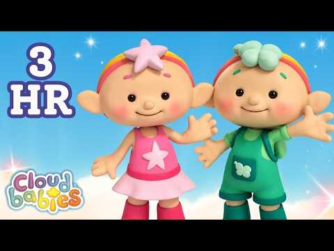 3 Hours of Gentle Cartoons for Toddlers ☁️ | Low Stimulation Cloudbabies Stories