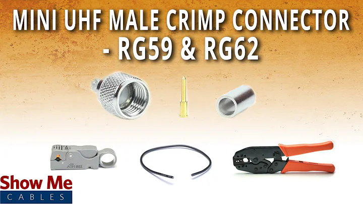 How To Install Mini UHF Male (PL-259) Crimp Connector For RG59 & RG62