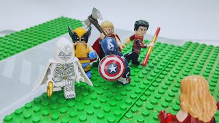  Lego Avengers VS Scarlet Witch |  Stop Motion