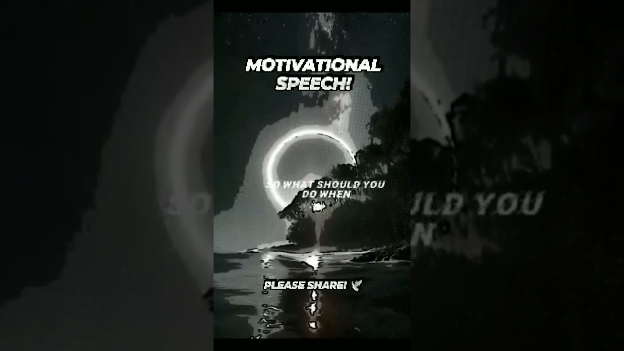 Motivational Speech! 🙏✝️🕊 