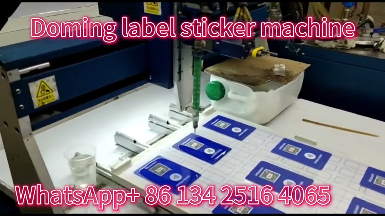3D doming label sticker machine fridge magnets doming machine