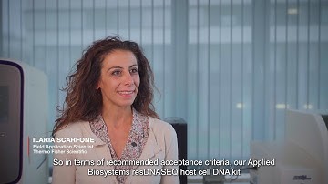 What are recommended acceptance criteria for residual host cell DNA testing?