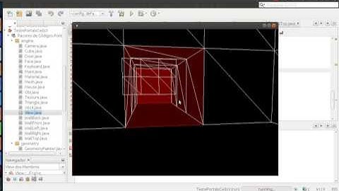 [Java 3D] from scratch - Portals and Cells Occlusion Culling Test #1