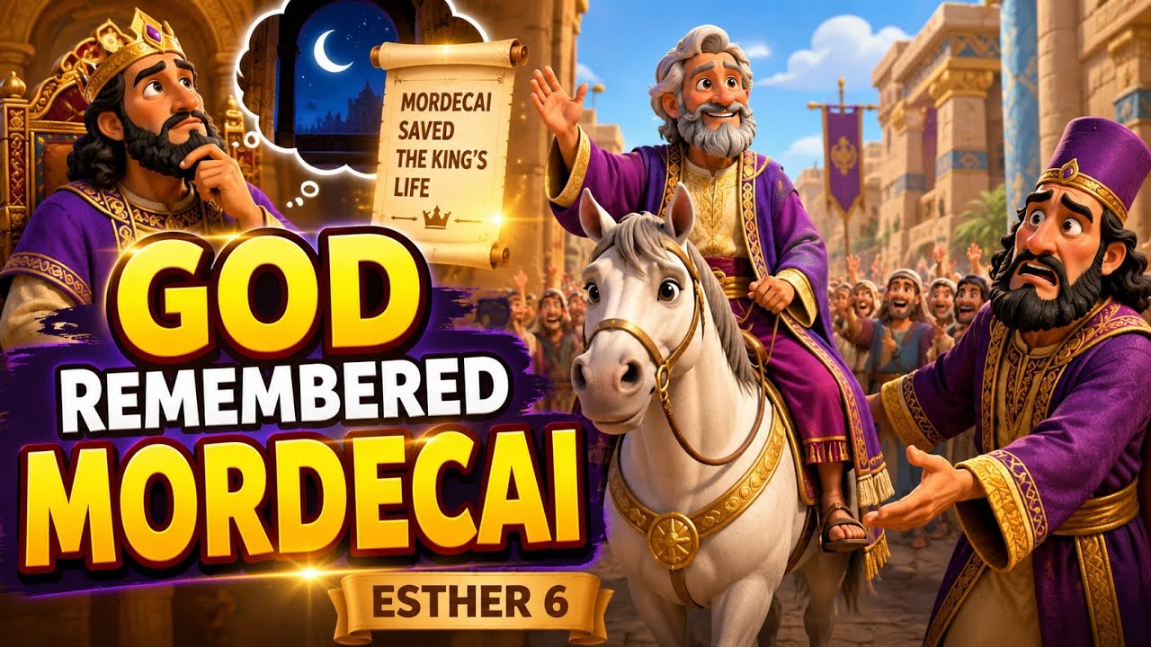 The King Could Not Sleep | Mordecai Is Honored | Esther 6 Bible Story for Kids