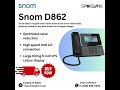 Snom D862 IP Phone #businesscommunication #unifiedcommunications #smartphone #snom #spoglink