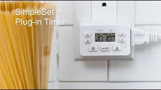 81642: GE myTouchSmart SimpleSet Digital Indoor Timer