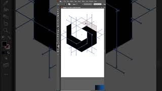 🔥Hexagon logo creation in illustrator😊👍#shorts #illustrator